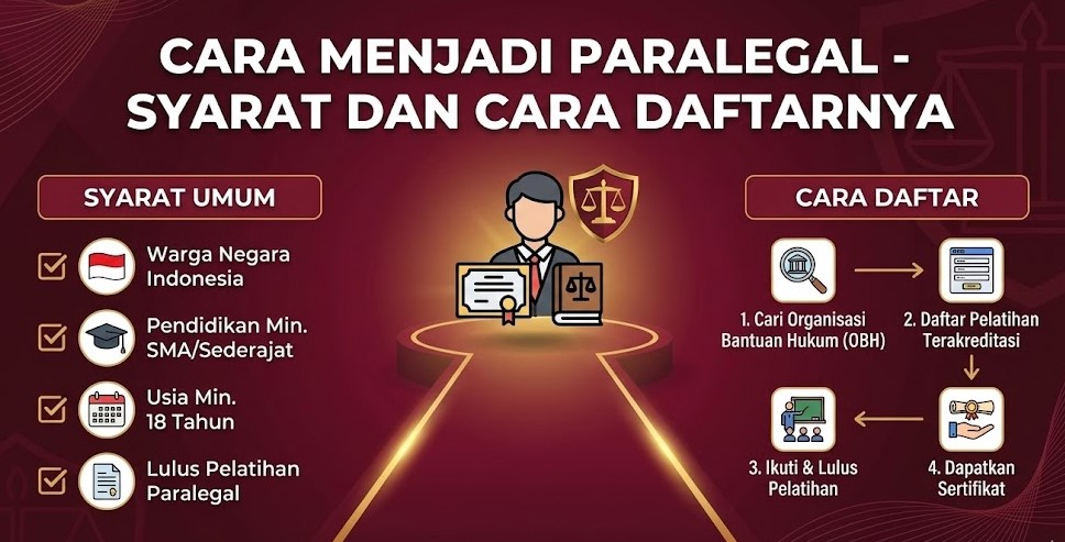 Cara Menjadi Paralegal - Syarat dan Cara daftarnya