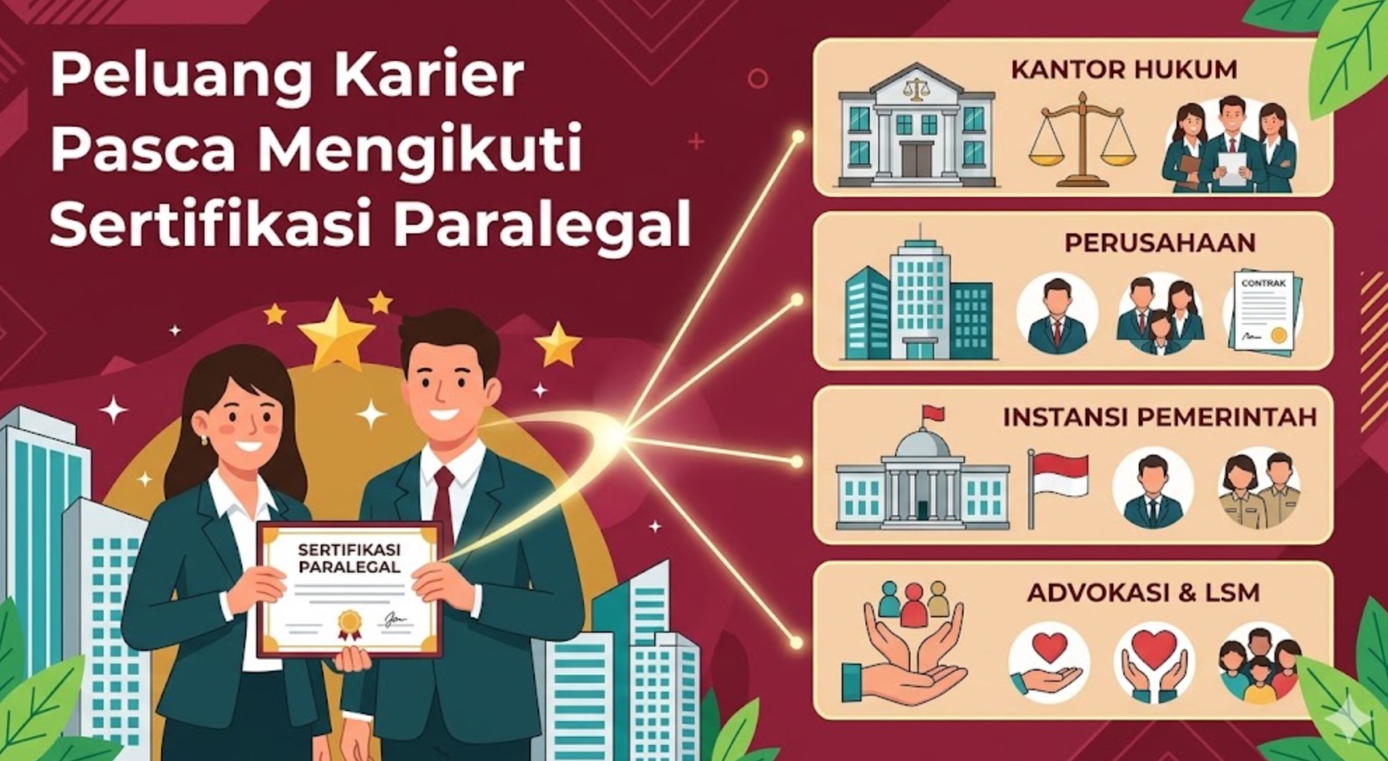 Peluang Karier Pasca Mengikuti Sertifikasi Paralegal