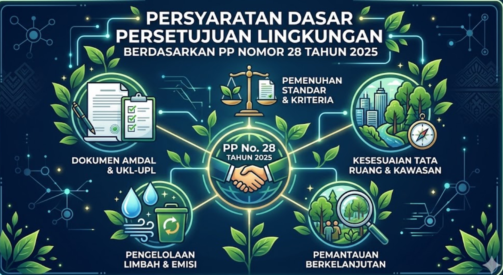 Persyaratan Dasar Persetujuan Lingkungan Berdasarkan PP Nomor 28 Tahun 2025