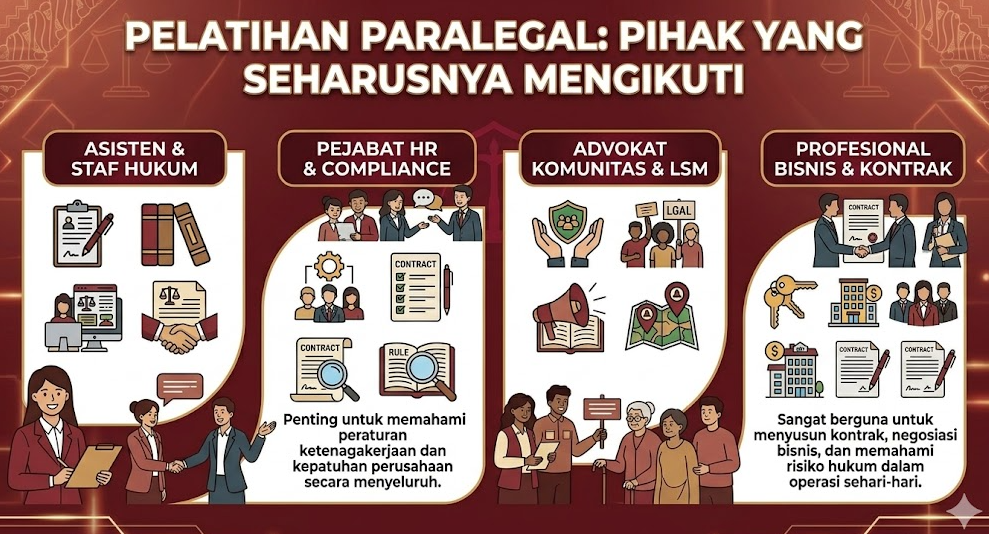 Pendidikan Paralegal Siapa yang seharusnya mengikutinya